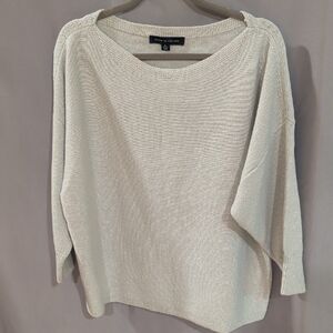 Tommy Silver Shimmer Sweater XL